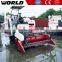 Rubber track type rice combine harvester with Hydraulic gearbox