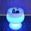 2015 New Cordless Waterproof Rechargeable RGBW Multi Color LED Light up bar ice bucket