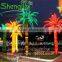 SJLJ01160 outdoor lighted palm tree artificial palm led tree