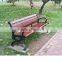Arlau cast iron and wood garden bench