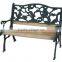 Trade Assurance outdoor furniture metal chair garden cast iron park bench supplier