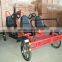 4 person four seat pedal car four wheel surrey bike