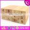 New design 51 pcs educational wooden kids building toys W13D149