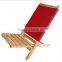 Outdoor portable Wooden Beach Folding Chairs with canvas Wholesale