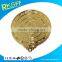 super quality golden plating football medal