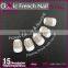 French Acrylic Artificial False Nail Tips Color Fake Nail Art Tips