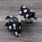 plastic bow flower clip wtih rhinestone center for kids hair accessories