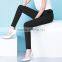 The new spring and summer 2017 black high waisted pencil casual pants sample custom