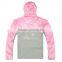 Bulk wholesale high quality parachute pink color custom branded jackets women 2016 winter