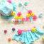 Baby child split three - piece suit Korean flowers bikini swimsuit