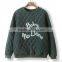 Unisex Autumn/winter Korean Style Diamond-type Lattice Cotton/polyester Pullover Sweatshirts Campus Wear