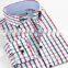 European stylish 100% cotton check new model latest shirt designs for men 2016