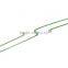 Copper Beading Wire Thread Cord Round Light Green 0.4mm Dia. , 2 Rolls
