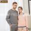 Hot Selling Qianxiu Long Sleeved Knitted Cotton Couple Jersey Mens Outdoor Pajamas