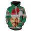 Chrismtas geo check unisex 3D red sweatshirts/blue na plus size 3d hoodies/ fashioable 3d Christmas hoodies jacket