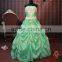 IN STOCK Halter party dress sleeveless real silk ball gown prom dress SE118