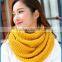 Winter fashion knitted acrylic infinity scarf neckwarmer