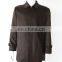 Classic Black Wool Cashmere Mens Coat
