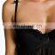 Tia back black ruffle detail sheer ladies night dress sex baby doll swing set