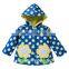 Latest Spring Kids Custom Print Waterproof Raincoat Nylon Jackets