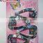 Fashion Heart Shaped Matel Fancy Hair Snap Clips Camouflage Print Hair accessories