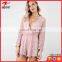 SP1675 europea women fashion long sleeve deep v sexy jumpsuit wholesale lady playsuits