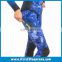 3D Printing Sea Blue Camo Vertigo Style Womens Underwater Hunter Spearfishing Wetsuit