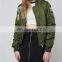 Multifunctional Satin clothing Customized Designs for wholesales Patchwork Bomber Jackets