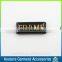 Custom clothing cheap designer black plastic seal tag for garment