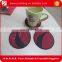 2016 heatproof pvc coaster for coffee mat with changing color