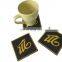 Factory wholesale factory two-side pvc glass coasters