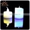 LED colored lighted candle/home deco lighted candle/LED candle