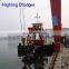 10 inch 1450m3/h boat for dredger with dredging depth 10m