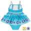 Baby Cartoon Icing Queen Swimwear One Piece Deluxe Swimsuit Snow Flake Swimsuit