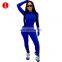 Autumn Jumpsuit European and American Women's Rompers Solid Color Long-Sleeved Zipper Jumpsuit