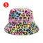 Cow Leopard zebra Reversible Hats Fall Winter Female Plush Bucket Hats Women street fashion Warm hats