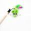 Wholesale Custom Manufacturers Cheapest OEM Classic Feather Mouse Teaser Stick Wand Cat Toy Interactive Collection Set