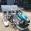 high efficient 4 rows hand walking type manual paddy transplanter