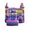 inflatable purple bounce house bouncy castle with detachable pool for sale