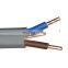 twin flat electric wire cable With ISO9001 certificates