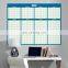 Glass Dry Erase Planner and Office Desk Frameless Tempered Dry Erase Calendar Glass White Board