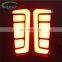 1Pair Reflector For Toyota Vellfire 2016 2017 2018 2019 2020 ALPHARD LED Rear Fog Lamp Bumper Light Brake Light Turn Signal