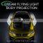 2Pcs Angel Wings Car Welcome Light Shadow Light Projector Car LED Door Warning Light Lamp for Audi BMW Toyota Volkswagen White