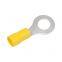 Cold pressed terminal yellow RV5.5-8 with sheath and pre-insulated