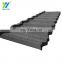 Dark Gray Nosen Design Stone Coated Steel Roof Tile 0.3mm 0.35mm 0.4mm 0.5mm Dark Grey Color Metal Roofing Sheet