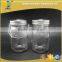 430ml Round Shape Clear Glass Mason Jar with Iron Wire