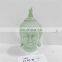 custom design small green jade ceramic buddha head statue for sale