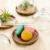 2021 New Wholesale Mini Plate Round Antique Modern Dessert Glass Wooden Cake Stand