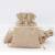 New Arrival Small Food Delivery Cheap Recycled Shopping Drawstring Cotton Natural Bag
