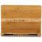 Bamboo Book Stand Adjustable Book Holder Tray and Page Paper Clips-Cookbook Reading Desk Portable Sturdy Lightweight Bookstand-T